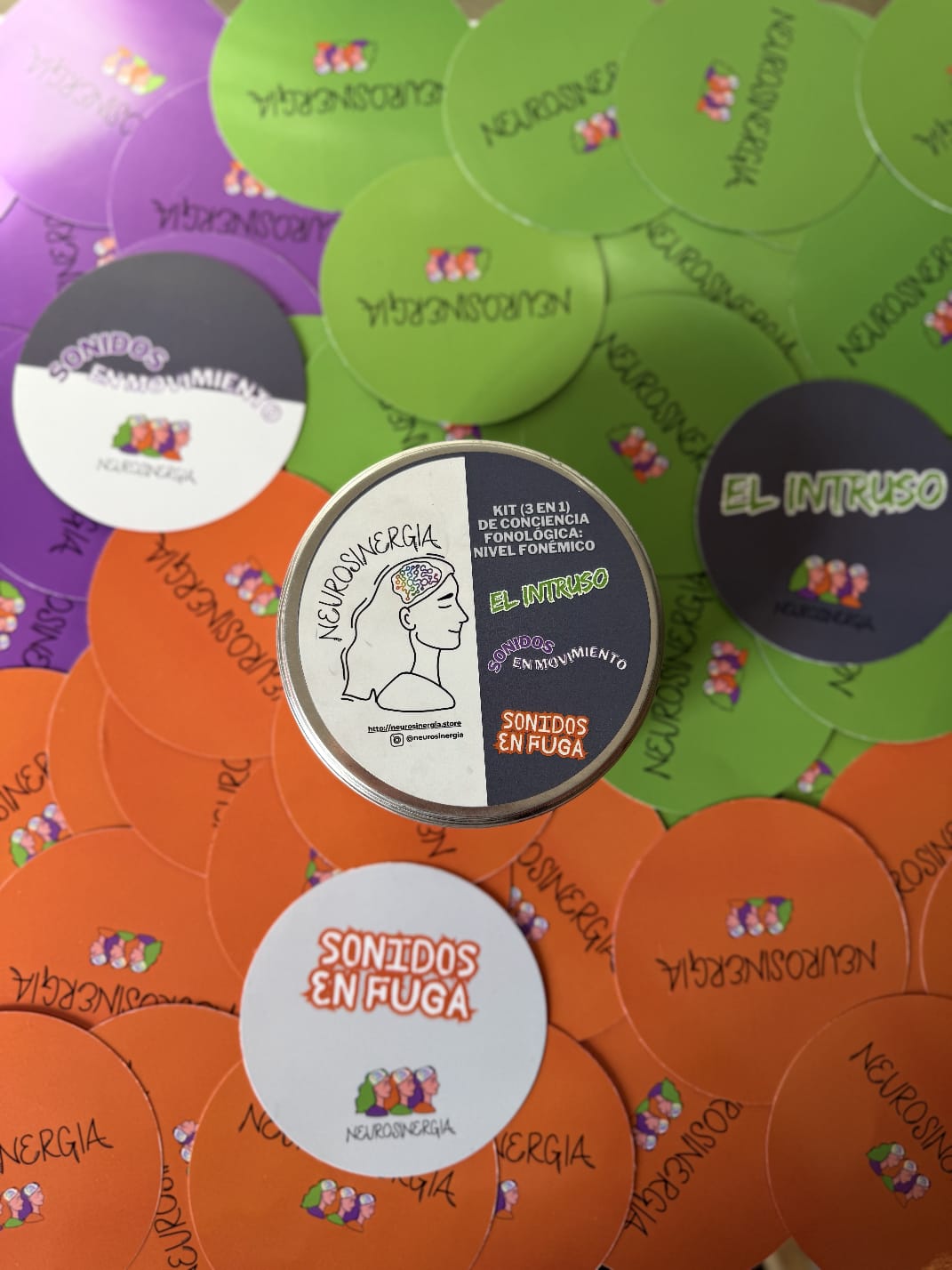 Kit (3 en 1) de conciencia fonológica: nivel fonémico